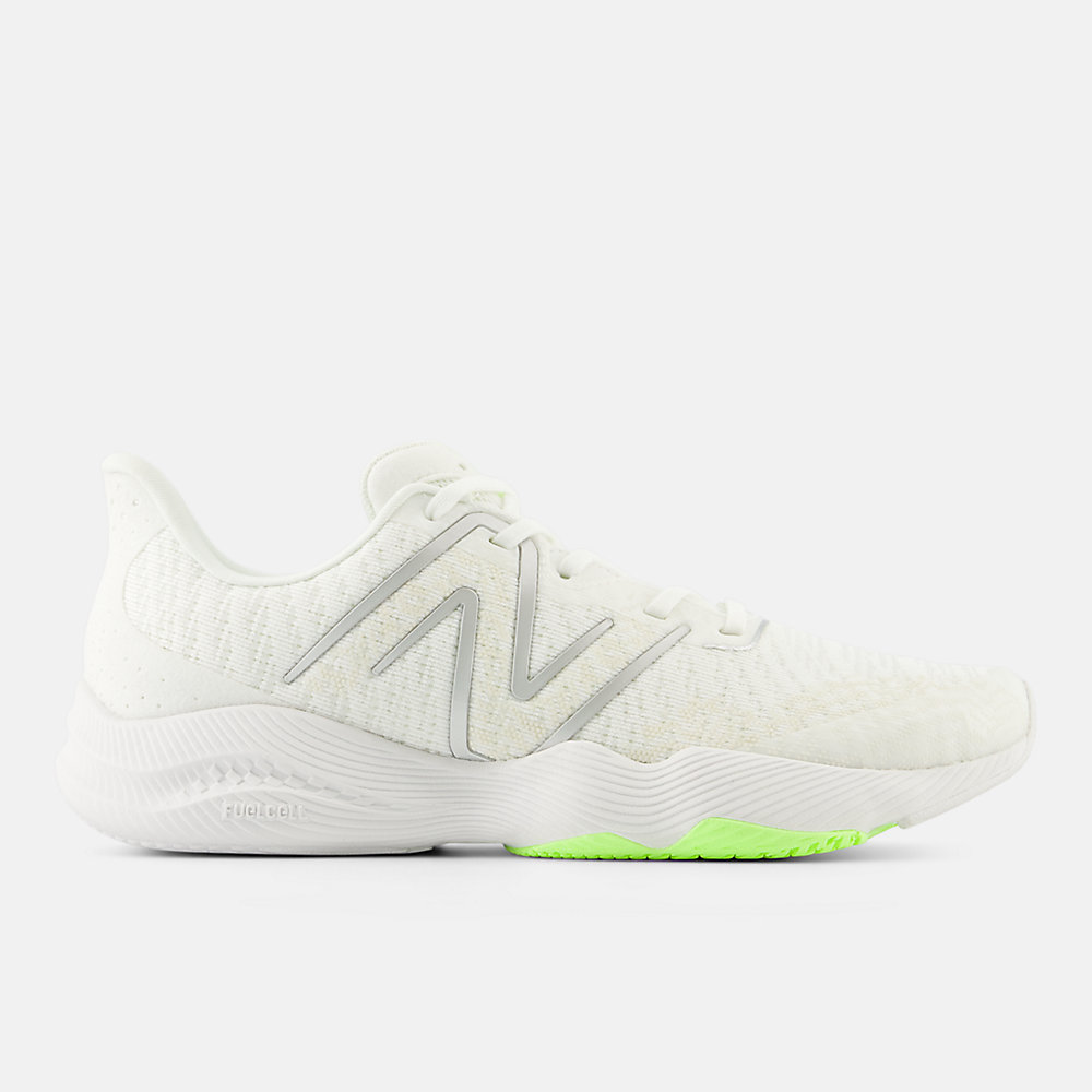 New Balance FuelCell Shift TR v2 Shoes White with Sea Salt and Bleached Lime Glo